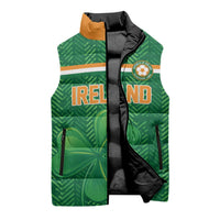 Custom Football 2026 Ireland Sleeveless Puffer Jacket The Boys in Green Come On