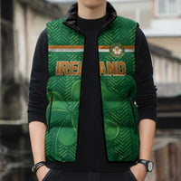 Custom Football 2026 Ireland Sleeveless Puffer Jacket The Boys in Green Come On