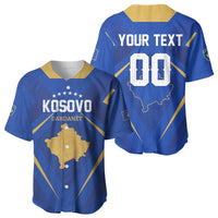 Custom Football 2026 Kosovo Baseball Jersey Dardanet Go Glory