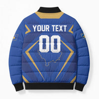 Custom Football 2026 Kosovo Bomber Puffer Jacket Dardanet Go Glory