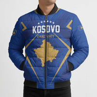 Custom Football 2026 Kosovo Bomber Puffer Jacket Dardanet Go Glory