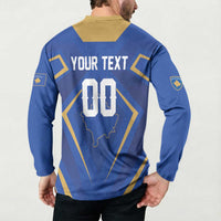 Custom Football 2026 Kosovo Button Sweatshirt Dardanet Go Glory