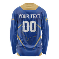 Custom Football 2026 Kosovo Long Sleeve Shirt Dardanet Go Glory