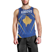 Custom Football 2026 Kosovo Men Tank Top Dardanet Go Glory