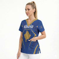 Custom Football 2026 Kosovo Scrub Top Dardanet Go Glory