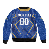 Custom Football 2026 Kosovo Sleeve Zip Bomber Jacket Dardanet Go Glory