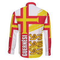 Guernsey Liberation Day Family Matching Long Sleeve Bodycon Dress and Hawaiian Shirt Guernesi Three Lion - Wonder Print Shop