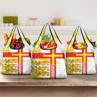 Guernsey Liberation Day Grocery Bag Guernesi Three Lion