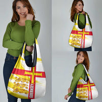 Guernsey Liberation Day Grocery Bag Guernesi Three Lion