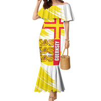 Guernsey Liberation Day Mermaid Dress Guernesi Three Lion - Wonder Print Shop
