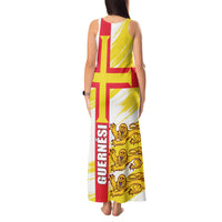 Guernsey Liberation Day Tank Maxi Dress Guernesi Three Lion - Wonder Print Shop