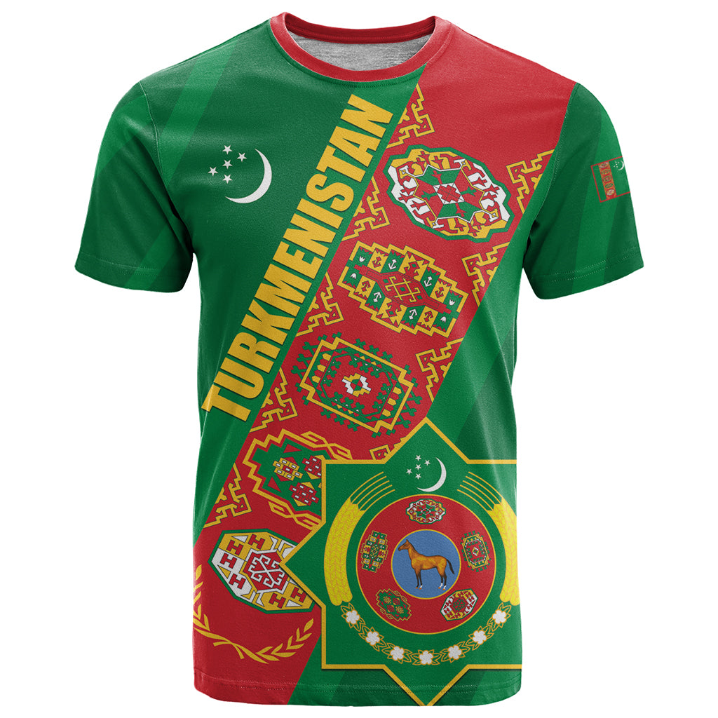 Turkmenistan Flag Day T Shirt Turkmenistan Bitaraplygyn watanydyr LT01