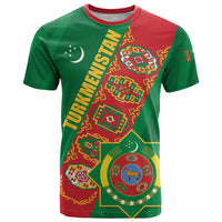 Turkmenistan Flag Day T Shirt Turkmenistan Bitaraplygyn watanydyr - Wonder Print Shop