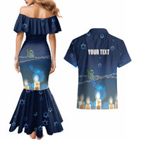 Yom HaShoah 2024 Couples Matching Mermaid Dress and Hawaiian Shirt Holocaust Remembrance Day - Wonder Print Shop