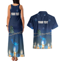 Yom HaShoah 2024 Couples Matching Tank Maxi Dress and Hawaiian Shirt Holocaust Remembrance Day - Wonder Print Shop