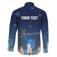 Yom HaShoah 2024 Family Matching Off The Shoulder Long Sleeve Dress and Hawaiian Shirt Holocaust Remembrance Day - Wonder Print Shop
