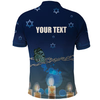 Yom HaShoah 2024 Polo Shirt Holocaust Remembrance Day - Wonder Print Shop