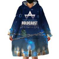 Yom HaShoah 2024 Wearable Blanket Hoodie Holocaust Remembrance Day - Wonder Print Shop