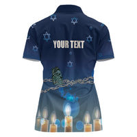 Yom HaShoah 2024 Women Polo Shirt Holocaust Remembrance Day - Wonder Print Shop
