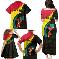 Mozambique Independence Day Family Matching Puletasi and Hawaiian Shirt Muzambhiki 1975 Anniversary - Wonder Print Shop