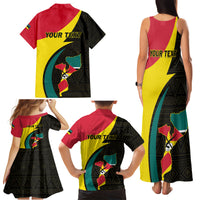 Mozambique Independence Day Family Matching Tank Maxi Dress and Hawaiian Shirt Muzambhiki 1975 Anniversary - Wonder Print Shop