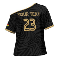 Custom Football 2026 Ghana Cross Shoulder Shirt Black Stars Rise