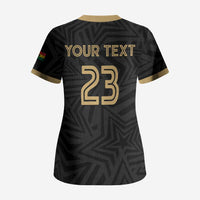 Custom Football 2026 Ghana Scrub Top Black Stars Rise