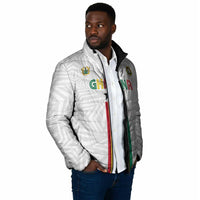 Custom Football 2026 Ghana Padded Jacket Black Stars Go Glory