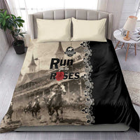 Kentucky Run For The Rose Bedding Set Beige Rose Floral