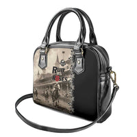 Kentucky Run For The Rose Shoulder Handbag Beige Rose Floral