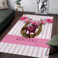 Kentucky Horse Racing Area Rug Run For The Rose