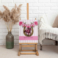 Kentucky Horse Racing Canvas Wall Art Run For The Rose