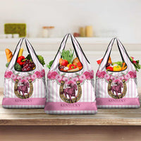 Kentucky Horse Racing Grocery Bag Run For The Rose