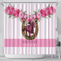 Kentucky Horse Racing Shower Curtain Run For The Rose