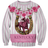 Personalized Kentucky Horse Racing Sweatshirt Run For The Rose
