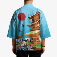 Japan Land Of The Rising Sun Kimono Japanese Pagoda Koi Fish