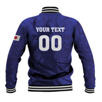 Custom Japan Samurai Blue 2026 Football Baseball Jacket Go Champion