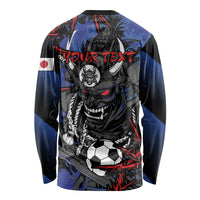 Personalised Japan Samurai 2026 Football Long Sleeve Shirt Come To Fight