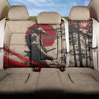 Personalised Japan Samurai Vintage Back Car Seat Cover Honor Defines Strength