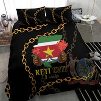 Suriname Keti Koti Bedding Set Kettingsnijden Prisiri Manspasi - Wonder Print Shop