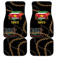 Suriname Keti Koti Car Mats Kettingsnijden Prisiri Manspasi - Wonder Print Shop