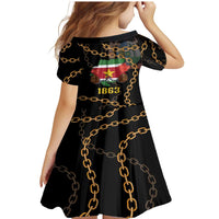 Suriname Keti Koti Family Matching Mermaid Dress and Hawaiian Shirt Kettingsnijden Prisiri Manspasi - Wonder Print Shop