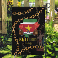 Suriname Keti Koti Garden Flag Kettingsnijden Prisiri Manspasi - Wonder Print Shop