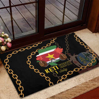 Suriname Keti Koti Rubber Doormat Kettingsnijden Prisiri Manspasi - Wonder Print Shop