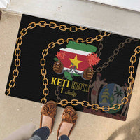 Suriname Keti Koti Rubber Doormat Kettingsnijden Prisiri Manspasi - Wonder Print Shop