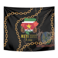 Suriname Keti Koti Tapestry Kettingsnijden Prisiri Manspasi - Wonder Print Shop