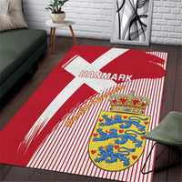 Danmark 2024 Football Area Rug We are Red We are White We are Danish Dynamite - Wonder Print Shop
