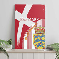 Danmark 2024 Football Canvas Wall Art We are Red We are White We are Danish Dynamite - Wonder Print Shop