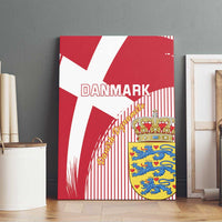 Danmark 2024 Football Canvas Wall Art We are Red We are White We are Danish Dynamite - Wonder Print Shop