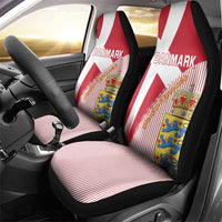 Danmark 2024 Football Car Seat Cover We are Red We are White We are Danish Dynamite - Wonder Print Shop